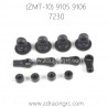 ZD RACING ZMT-10 9105 9106 Parts 7230 Shock End Set Upper Lower