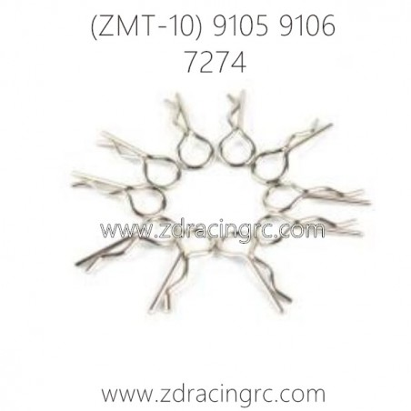 ZD RACING ZMT-10 9105 9106 Parts 7274 R-Pin Set