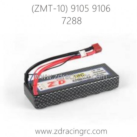ZD RACING ZMT-10 9105 9106 Parts 7288 Lipo Battery 3200mAh 7.4V 25C