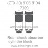 ZD RACING 9103 9104 Parts 7309 Rear Shock Absorber Cylinder Block