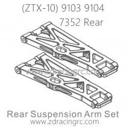 ZD RACING ZTX-10 9103 9104 Parts 7352 Rear Suspension Arm set