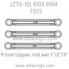 ZD RACING ZTX-10 9103 9104 Parts 7355 Front Upper Rod set