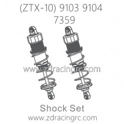 ZD RACING ZTX-10 9103 9104 Parts 7359 Shock Set