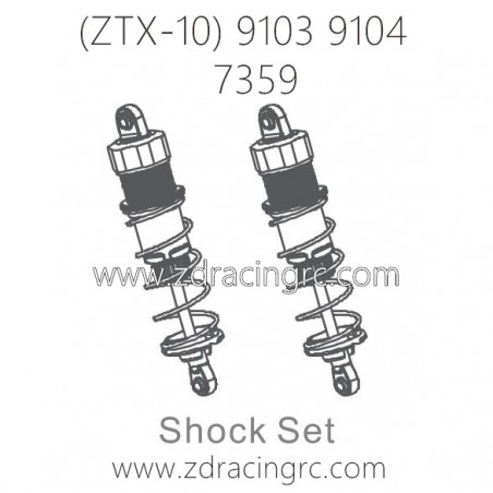 ZD RACING ZTX-10 9103 9104 Parts 7359 Shock Set