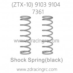 ZD RACING ZTX-10 9103 9104 Parts 7361 Shock Spring Black