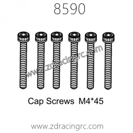 8590 Cap Screws M4X45 Parts for ZD RACING EX07 RC Car