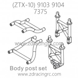 ZD RACING ZTX-10 9103 9104 Parts 7375 Body Post Set
