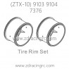 ZD RACING ZTX-10 9103 9104 Parts 7376 Tire Rim Set