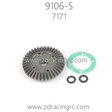 ZD RACING 9106-S Parts 7171 Differential Crown Gear 38T Sealing