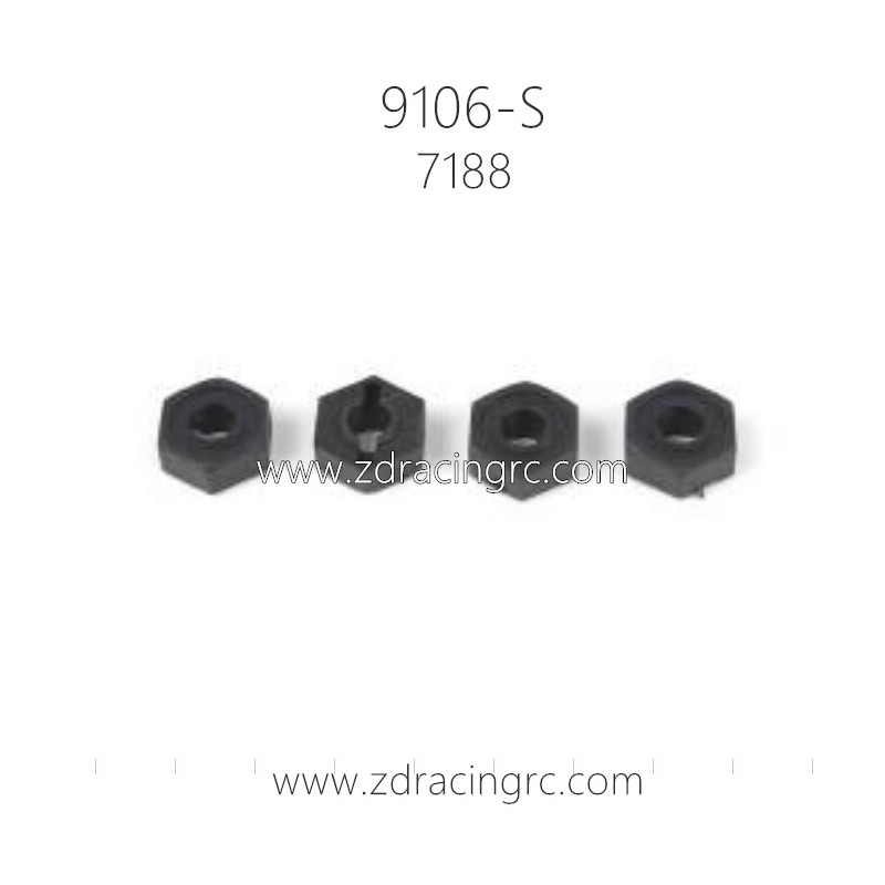 ZD RACING Thunder 9106-S 1/10 Parts 7188 Wheel Hex Nuts