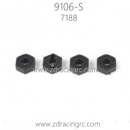 ZD RACING Thunder 9106-S 1/10 Parts 7188 Wheel Hex Nuts