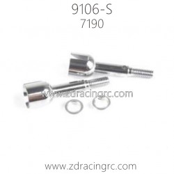 ZD RACING Thunder 9106-S 1/10 Parts 7190 Rear Hub Carrier Axle