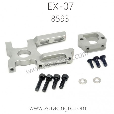 ZD RACING EX07 RC Car Parts 8593 Motor Mount For 5287 1717 CNC