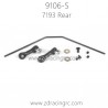 ZD RACING Thunder 9106-S Parts 7193 Rear Sway Bar Set