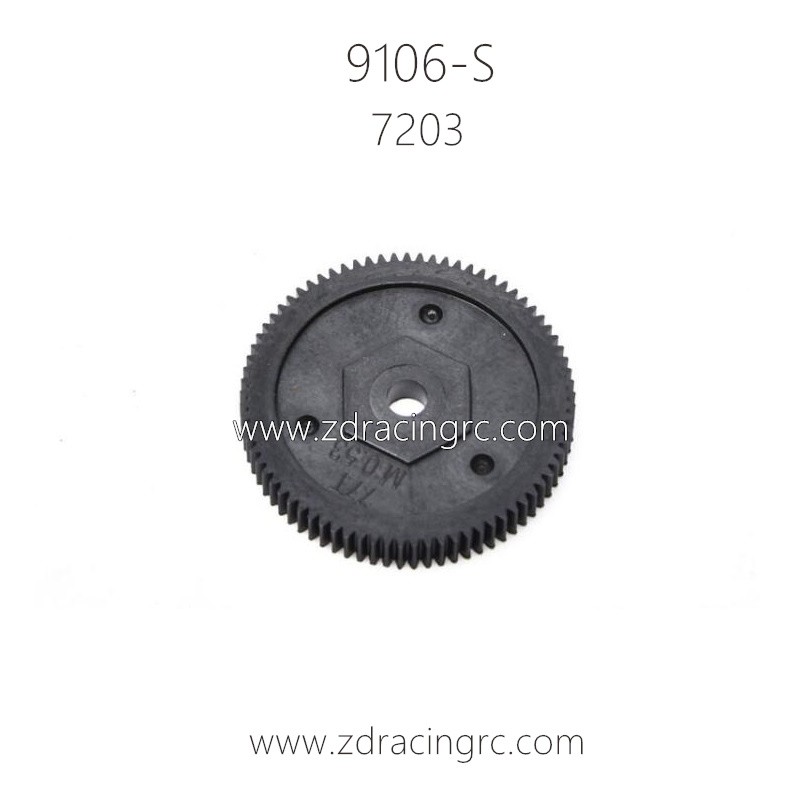 ZD RACING Thunder 9106-S Parts 7203 Big Gear