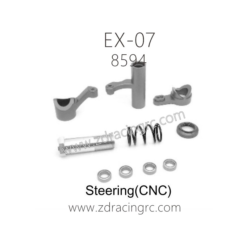 ZD RACING EX07 RC Car Parts 8594 Steering CNC