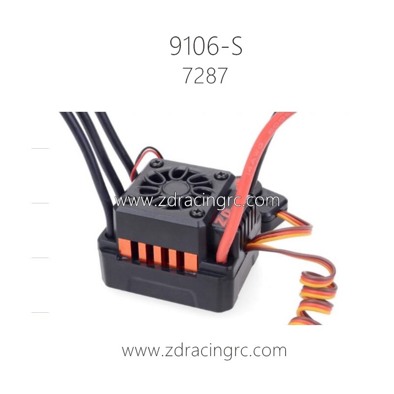 ZD RACING Thunder 9106-S 1/10 Parts 7287 Brushless ESC 45A