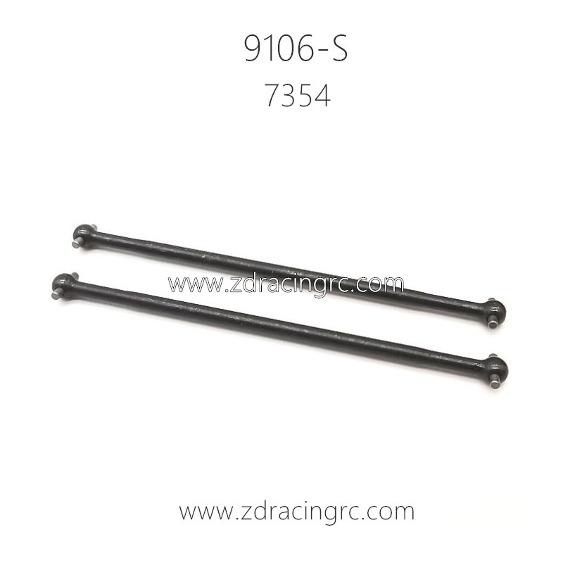ZD RACING 9106-S 1/10 Parts 7354 Rear Boned Dog Shaft