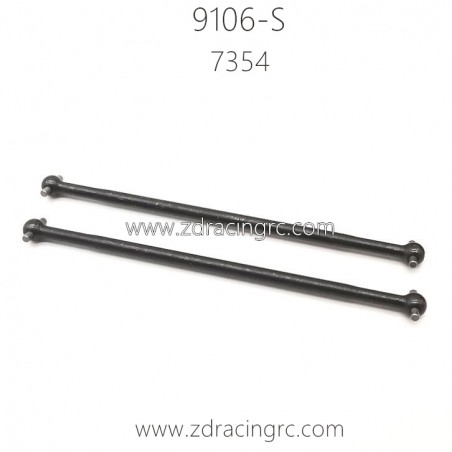 ZD RACING 9106-S 1/10 Parts 7354 Rear Boned Dog Shaft