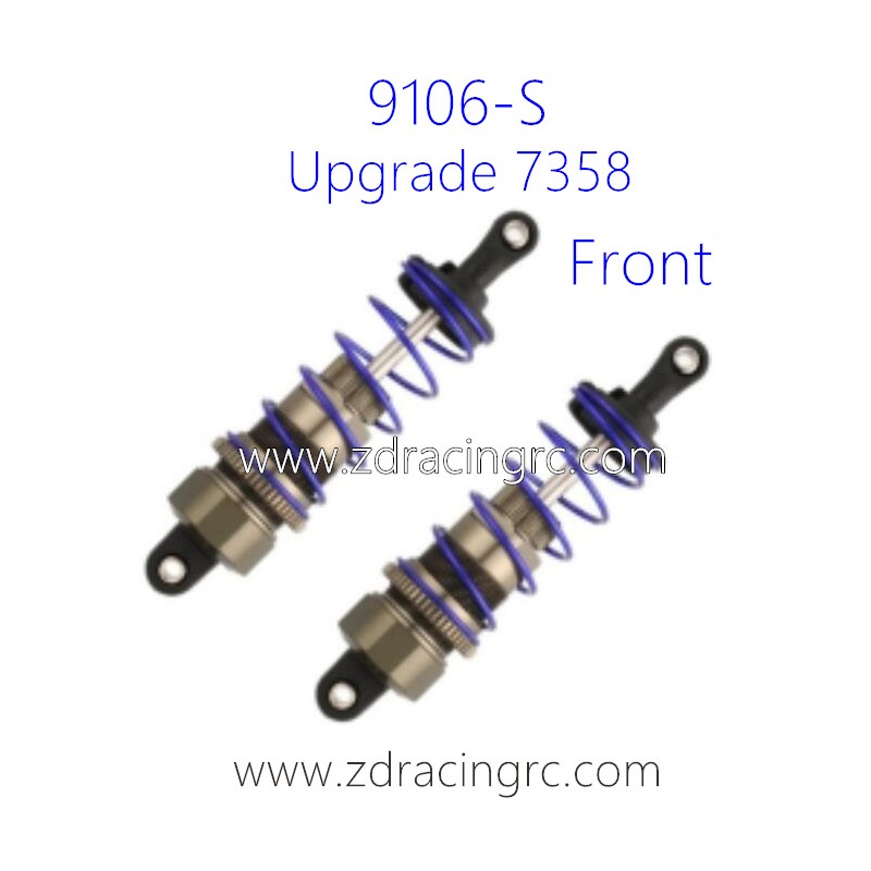 ZD RACING 9106-S 1/10 Parts 7358 Upgrade Aluminum Front shock