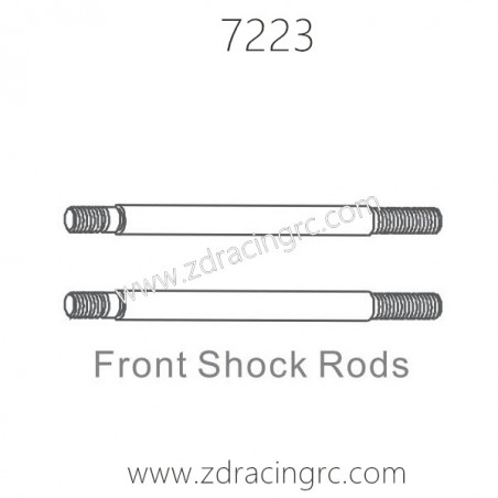 ZD RACING 1/10 RC Car Parts 7223 Front Shock Rods