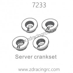 ZD RACING 1/10 RC Car Parts 7233 Server Crankset