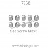 ZD RACING 1/10 Parts 7258 Screw set M3X3