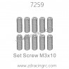 ZD RACING 1/10 Parts 7259 Screws M3X10