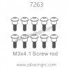 ZD RACING 1/10 Parts 7263 M3X4.1 Screw Rod