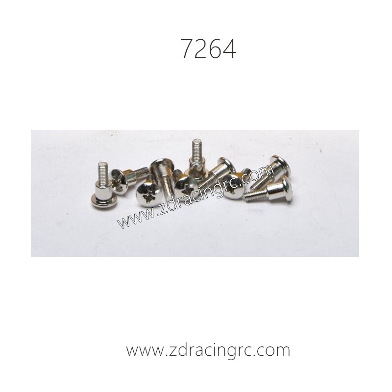 ZD RACING 1/10 RC Car Parts 7264 M3X4.8 Screw for Connect Rods