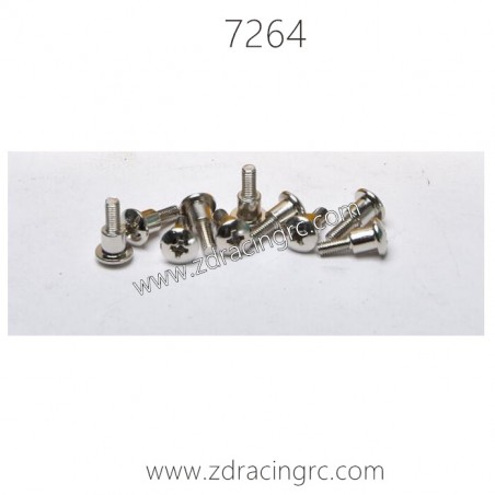 ZD RACING 1/10 RC Car Parts 7264 M3X4.8 Screw for Connect Rods