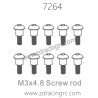ZD RACING 1/10 Parts 7264 M3X4.8 Screw for Connect Rods