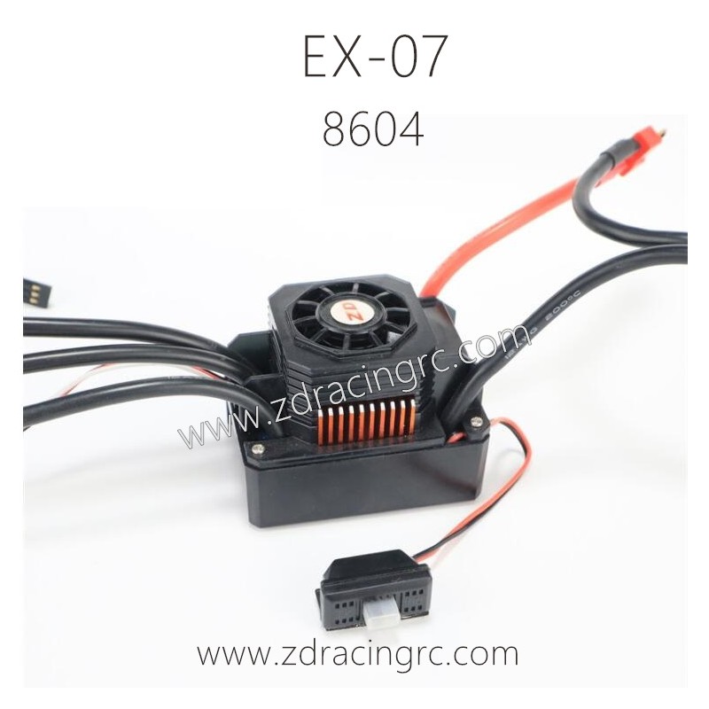 ZD RACING EX07 RC Car Parts 8604 150A Brushless ESC