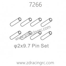 ZD RACING 1/10 RC Car Parts 7266 2X9.7 Pin Set
