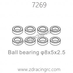 ZD RACING 1/10 RC Car Parts 7269 Ball Bearing 8X5X2.5