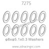 ZD RACING 1/10 RC Car Parts 7275 8x5.1x0.3 Washers