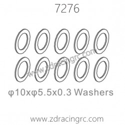 ZD RACING 1/10 RC Car Parts 7276 10x5.5x0.3 Washers