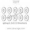 ZD RACING 1/10 RC Car Parts 7277 8X3.2X0.5 Washers