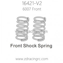 ZD RACING 16421-V2 Parts 6007 Front Shock Spring