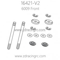 ZD RACING 16421-V2 Parts 6009 Shock Shafts