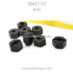 ZD RACING 16421-V2 RC Car Parts 6043 Wheel Hex Nuts
