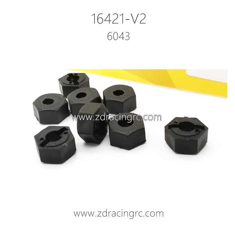ZD RACING 16421-V2 RC Car Parts 6043 Wheel Hex Nuts