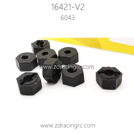 ZD RACING 16421-V2 RC Car Parts 6043 Wheel Hex Nuts