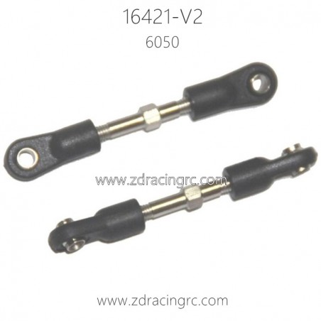 ZD RACING 16421-V2 Off-Road RC Car Parts 6050 Steering Connect Rods