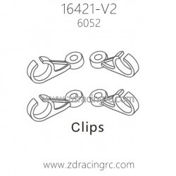 ZD RACING 16421-V2 RC Car Parts 6052 Clips
