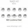 ZD RACING 16421-V2 RC Car Parts 6065 M3 Lock nut Set