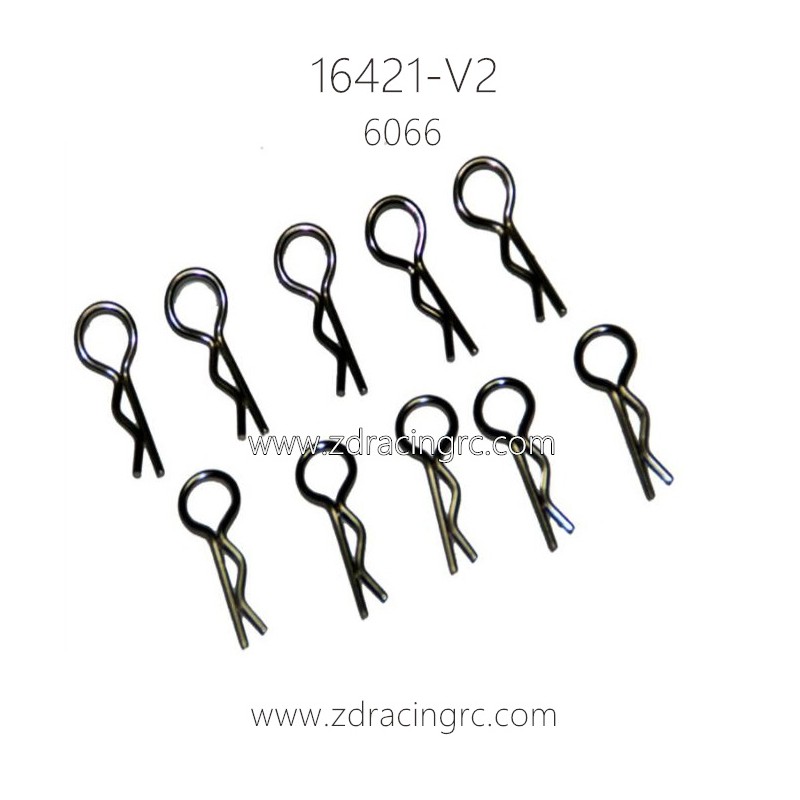 ZD RACING 16421-V2 RC Car Parts 6066 R-Pin Set 1.2