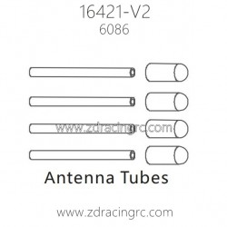 ZD RACING 16421-V2 RC Car Parts 6086 Antenna Tubes