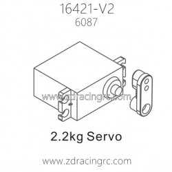 ZD RACING 16421-V2 RC Car Parts 6087 2.2KG Servo