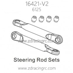 ZD RACING 16421-V2 RC Car Parts 6125 Steering Rod Sets